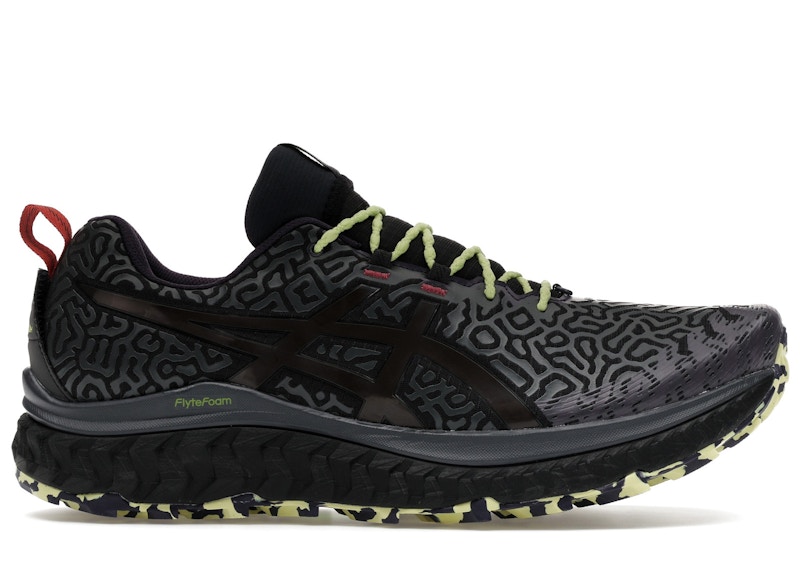 ASICS Trabuco Max Brain Dead Chaos Slime Zwart