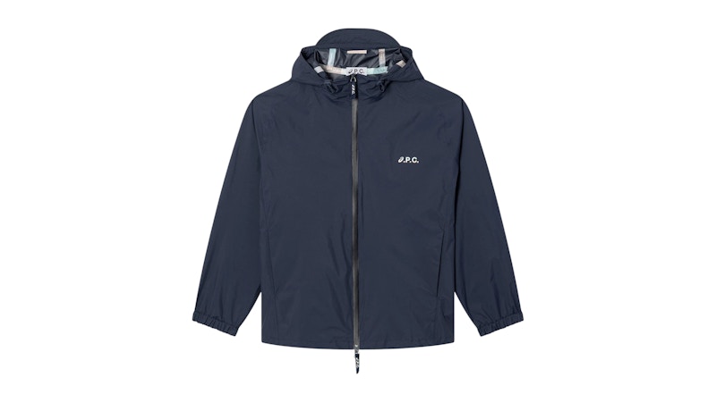 ASICS x APC Meadow Jacket Dark Marineblauw