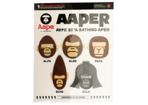 BAPE By A Bathing Ape ComplexCon Sticker Set Multi Multicolor