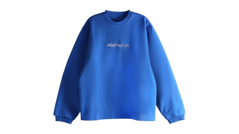 ADER error Crewneck Pullover Sweatshirt Blauw