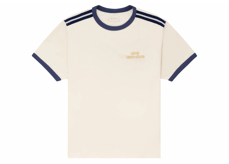 Aime Leon Dore Retro Ringer Tee Creme