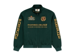 Aime Leon Dore x Porsche 993 Turbo Racing Jacket British Racing Groen