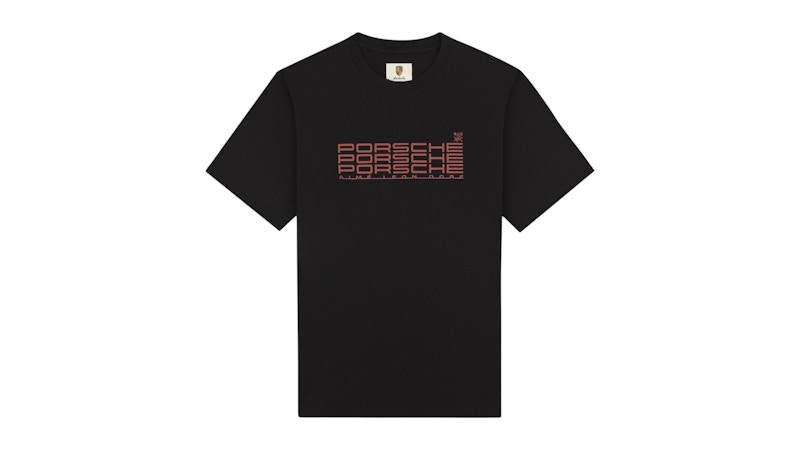 Aime Leon Dore x Porsche Racing Tee Zwart