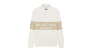 Aime Leon Dore x The North Face Script Logo Rugby Creme
