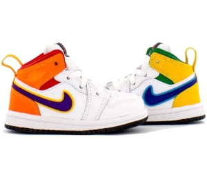 Jordan 1 Mid Alternate Multi-Color Oranje