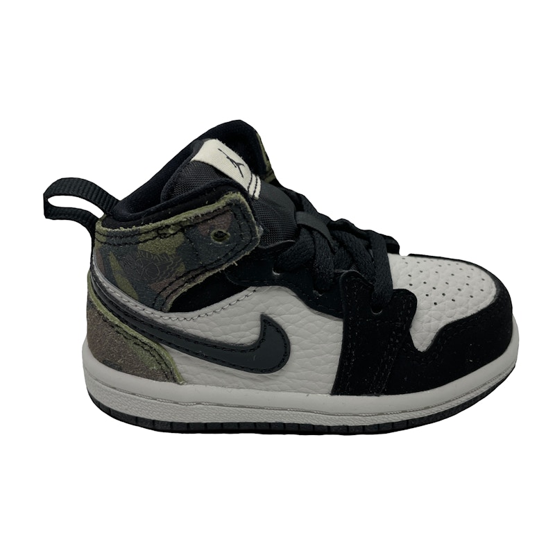 Jordan 1 Mid Camo Zwart