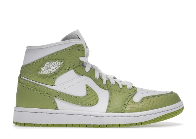 Jordan 1 Mid Python Groen