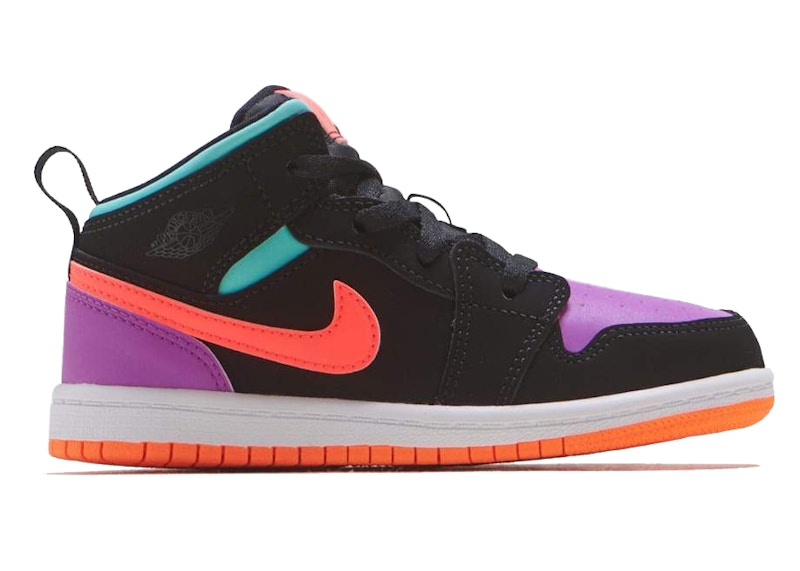 Jordan 1 Mid Multi-Color Oranje