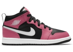 Jordan 1 Mid Pinksicle Zwart