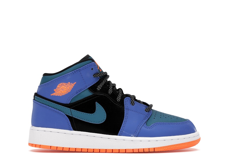 Jordan 1 Mid Racer Abyss Zwart