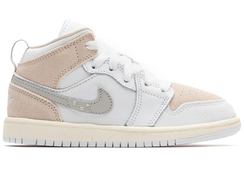 Jordan 1 Mid SE Craft Inside Out Tech Grijs