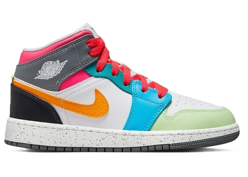 Jordan 1 Mid SE Multi-Color Wit