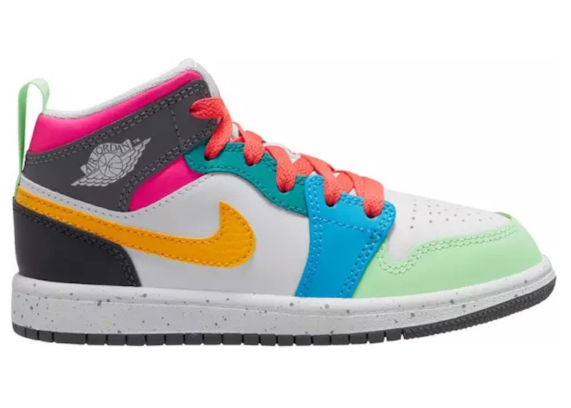 Jordan 1 Mid SE Multi-Color Wit