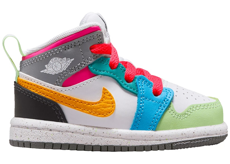 Jordan 1 Mid SE Multi-Color Wit
