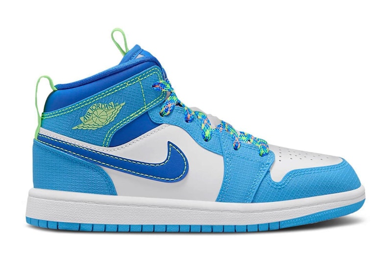 Jordan 1 Mid SE Sprite Blauw