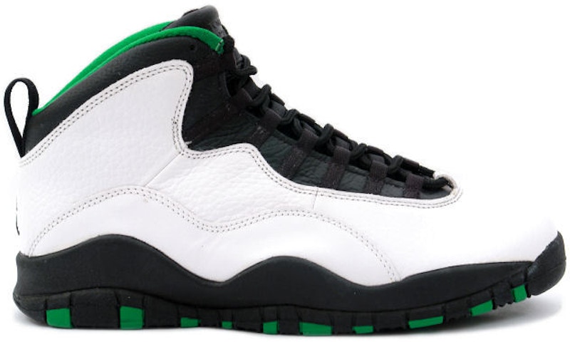 Jordan 10 OG Seattle Supersonics Zwart