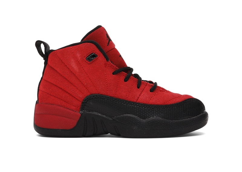 Jordan 12 Retro Reverse Flu Game Zwart