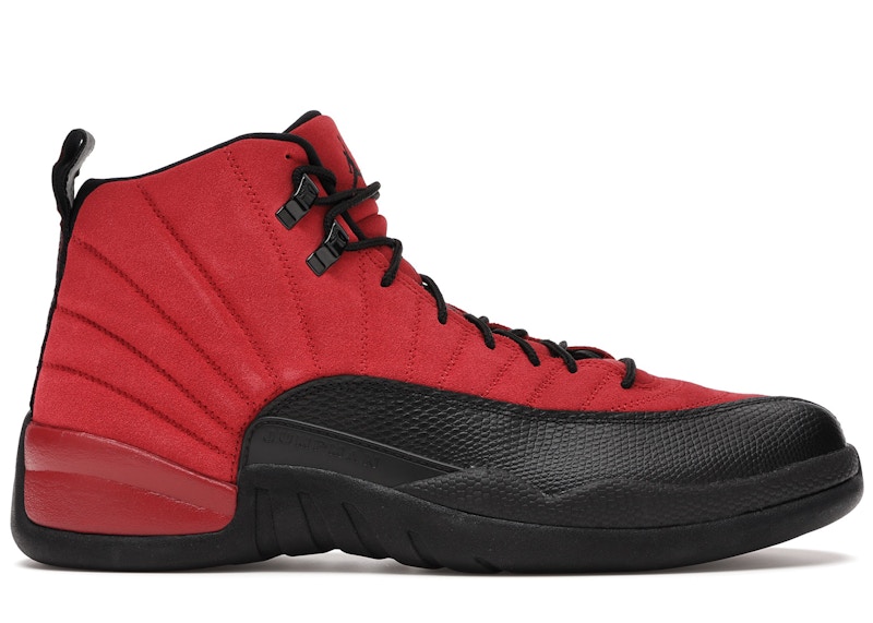 Jordan 12 Retro Reverse Flu Game Zwart
