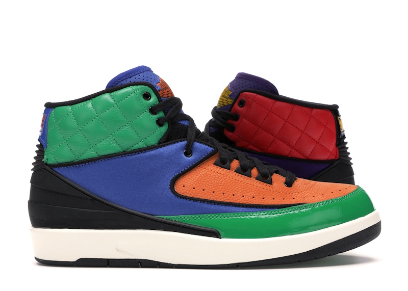 Jordan 2 Retro Multi-Color Zwart