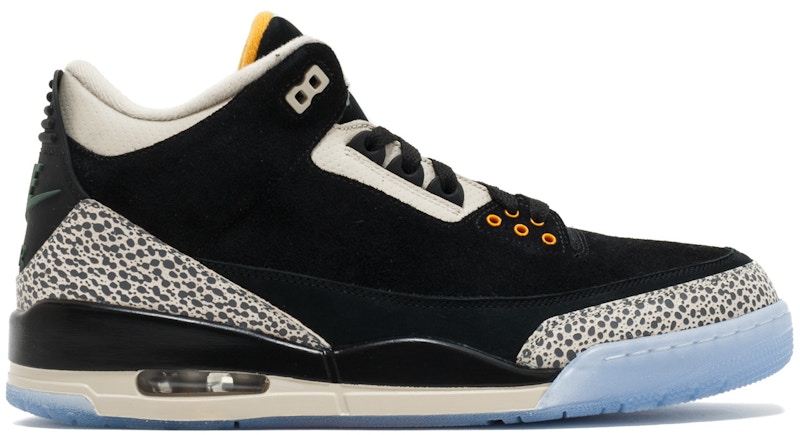 Jordan 3 Retro atmos Zwart