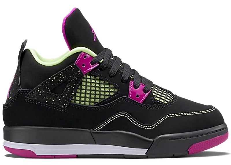 Jordan 4 Retro Fuschia Zwart