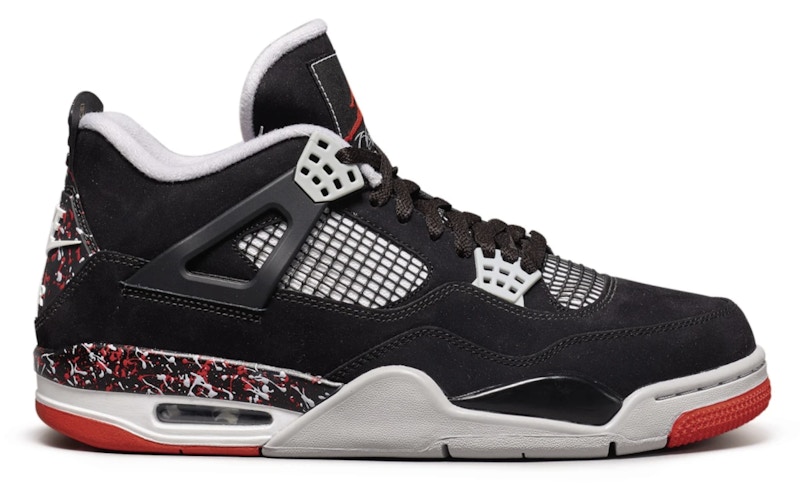 Jordan 4 Retro OVO Splatter Zwart