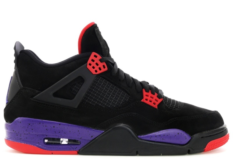 Jordan 4 Retro Raptors Zwart