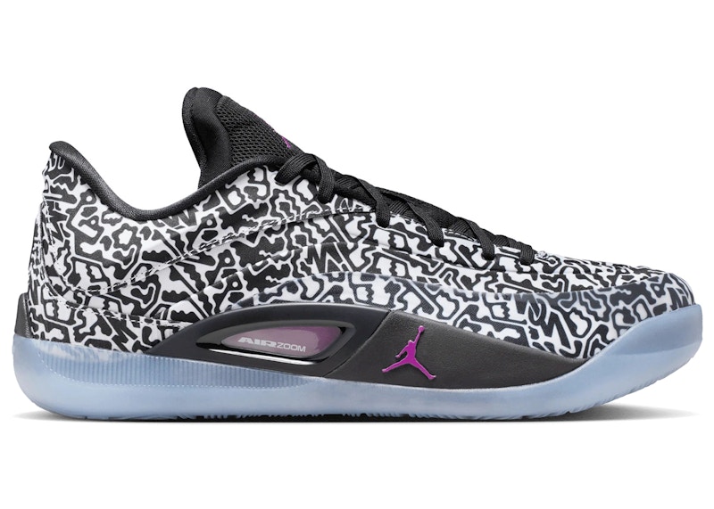 Jordan Zion 4 Abstract Zwart