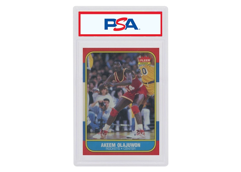 Akeem Olajuwon 1986 Fleer Rookie #82