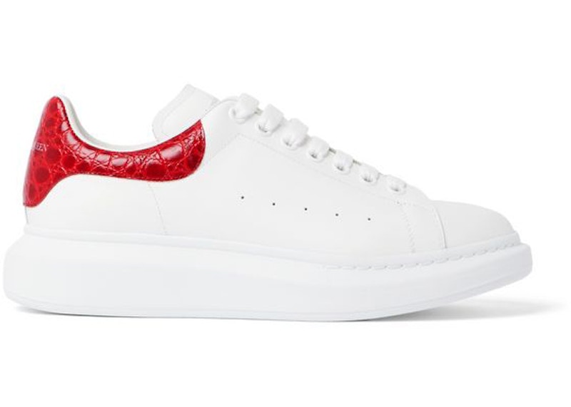Alexander McQueen Oversized Croc Effect Rood
