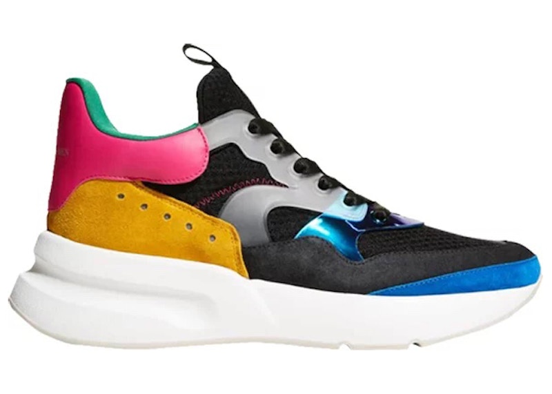 Alexander McQueen Oversized Runner Colorblock Iridescent Multicolor