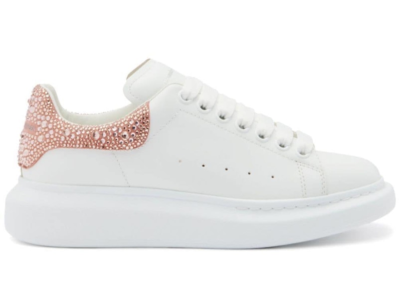 Alexander McQueen Oversized Light Rhinestone Roze