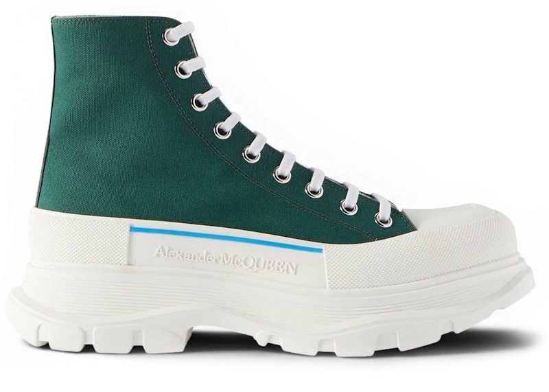 Alexander McQueen Tread Slick Boot Dark Groen