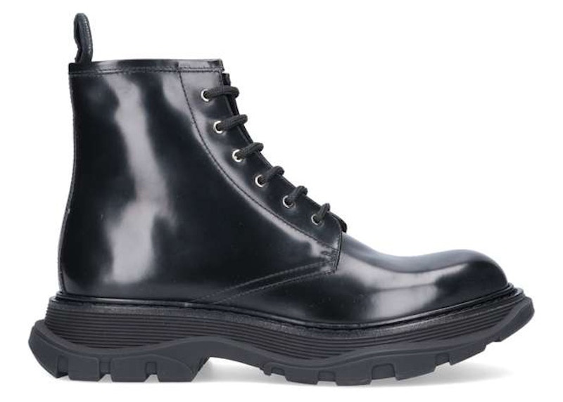 Alexander McQueen Combat Boot Zwart