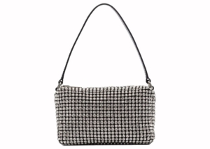 Alexander Wang Chain Mesh Rhinestone Pouch Wit