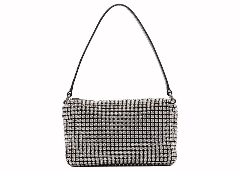 Alexander Wang Chain Mesh Rhinestone Pouch Wit