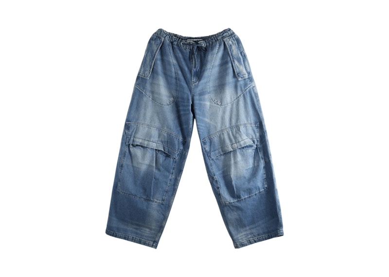 Alexander Wang Low Rise Oversized Cargo Pant Tintedium Indigo
