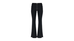 Alexander Wang Women’s Zipper At Rise Mid-Rise Pants Zwart