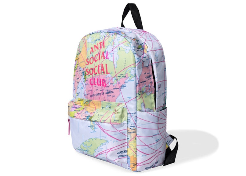 Anti Social Social Club Current Location Backpack Multi Multicolor
