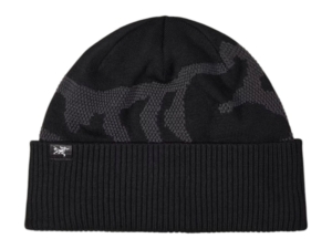 Arc’teryx Grotto Rib Toque Beanie /Graphite Zwart