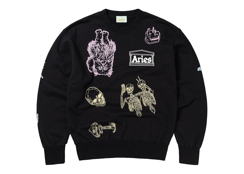 Aries Cybin Sweatshirt Zwart