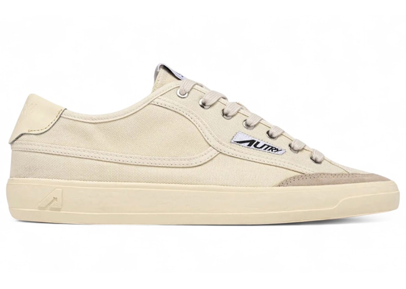 Autry Windscape Low Canvas Suede Creme