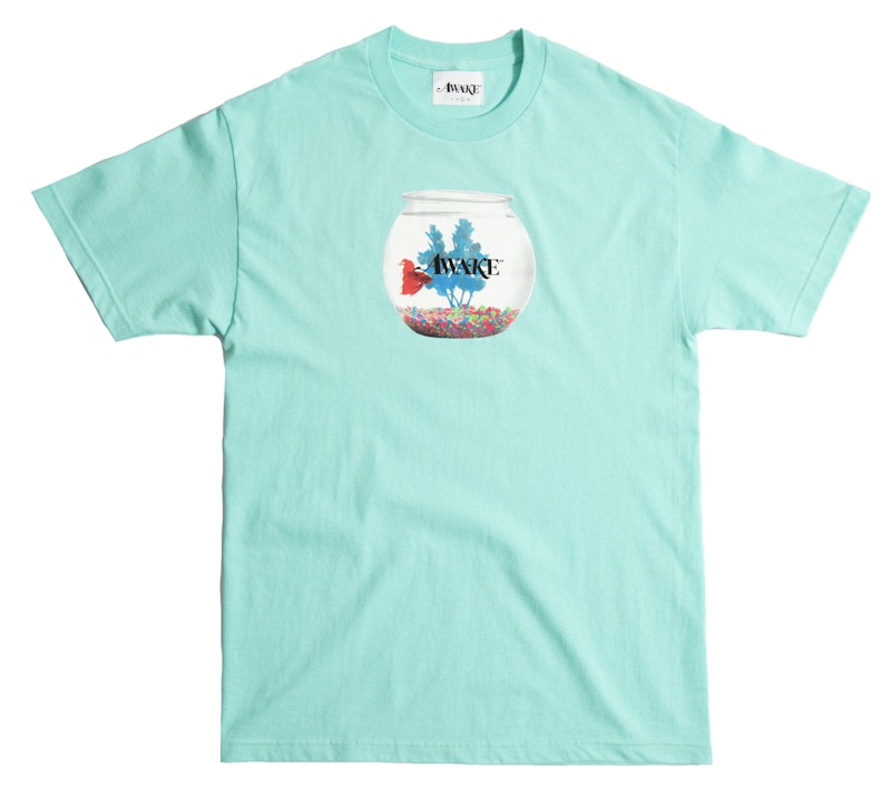 Awake Fish Bowl Tee Seafoam Seafom