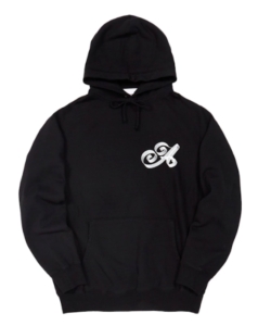 Awake Ribbon Script Logo Hoodie Zwart