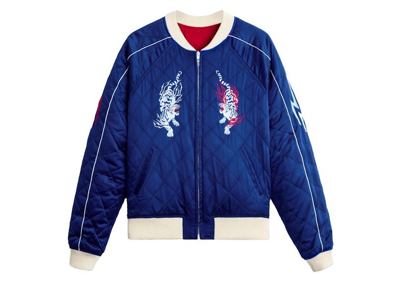 Azuki Twin Tigers Jacket Marineblauw