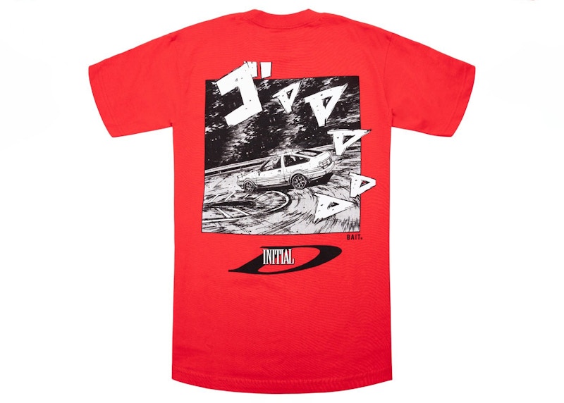 BAIT x Initial D Drift Design Tee Rood