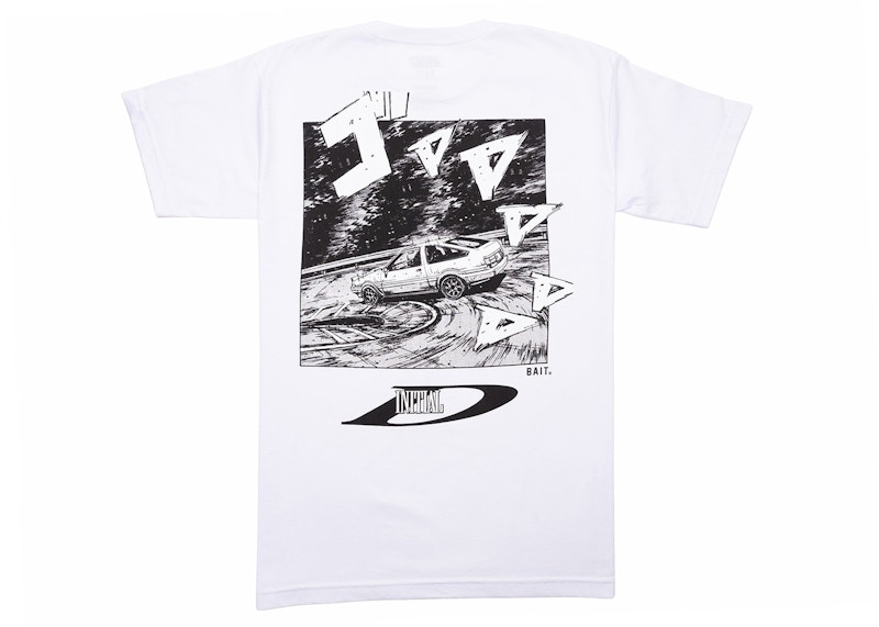 BAIT x Initial D Drift Design Tee Wit
