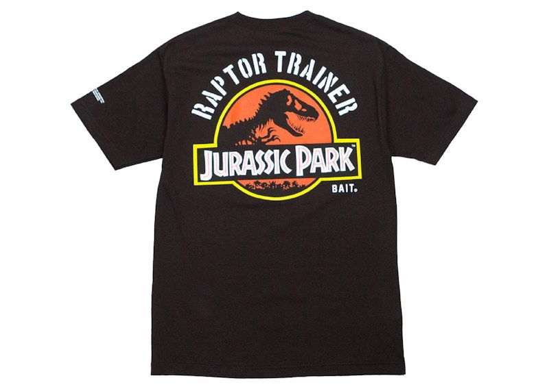 BAIT x Jurassic Park Raptor Trainer Tee Zwart
