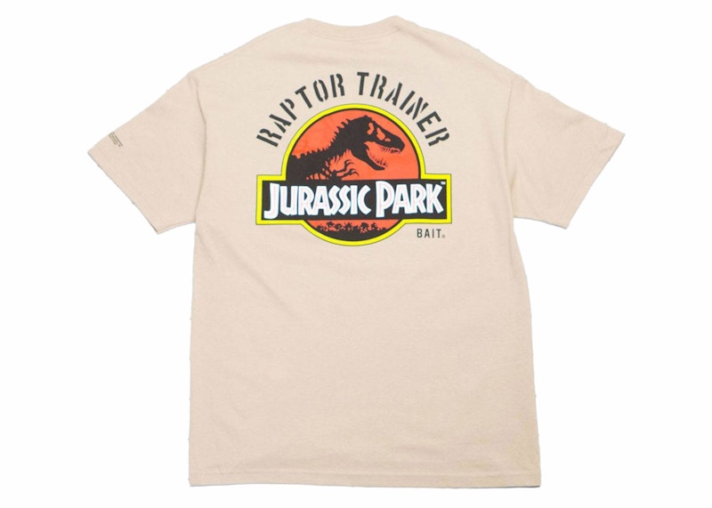 BAIT x Jurassic Park Raptor Trainer Tee Tan
