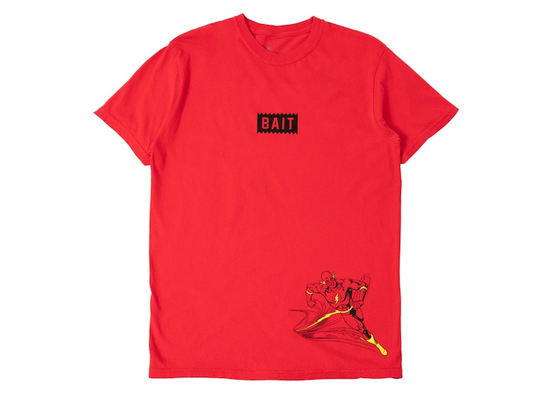 BAIT x The Flash Bait Logo Flash Tee Rood